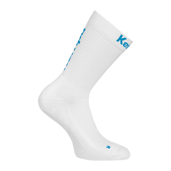 KEMPA Logo Classic Socken (weiß/kempablau)
