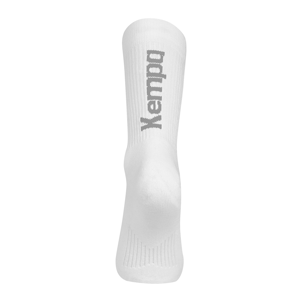 KEMPA Logo Classic Socken (weiß/grau)