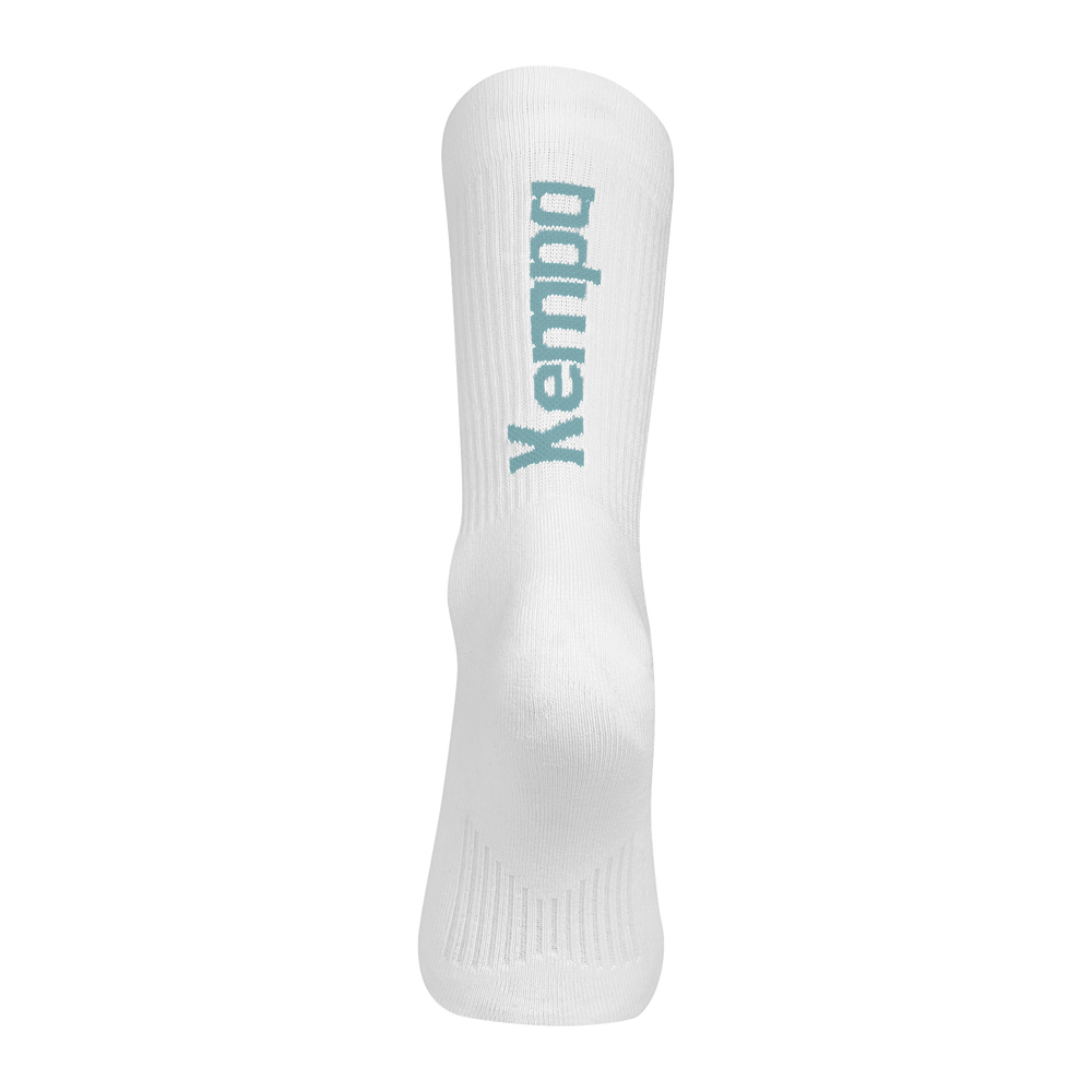 KEMPA Logo Classic Socken (weiß/aqua)