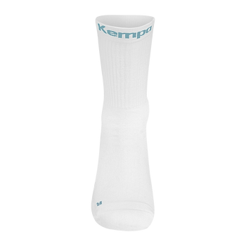 KEMPA Logo Classic Socken (weiß/aqua)
