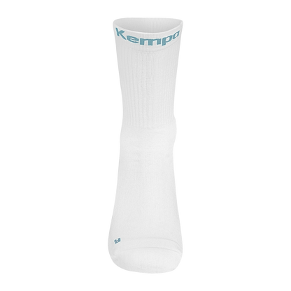 KEMPA Logo Classic Socken (weiß/aqua)