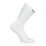 KEMPA Logo Classic Socken (weiß/aqua)
