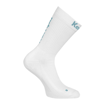 KEMPA Logo Classic Socken (weiß/aqua)