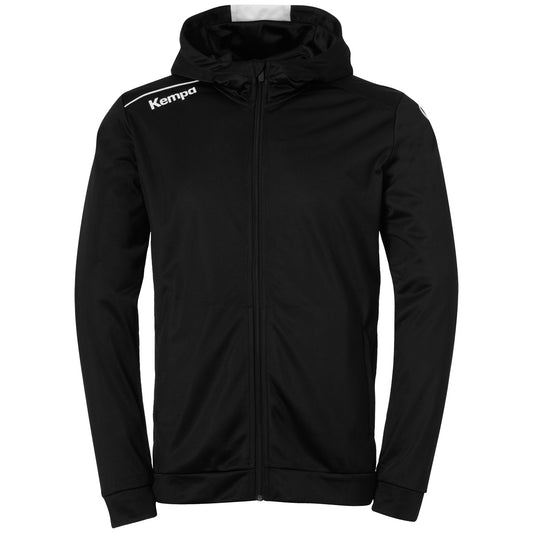 KEMPA Player Hood Jacket Kind Schwarz