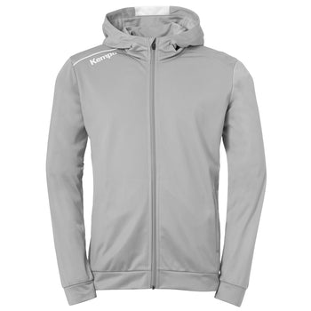 KEMPA Player Hood Jacket Kind Dunkelgrau