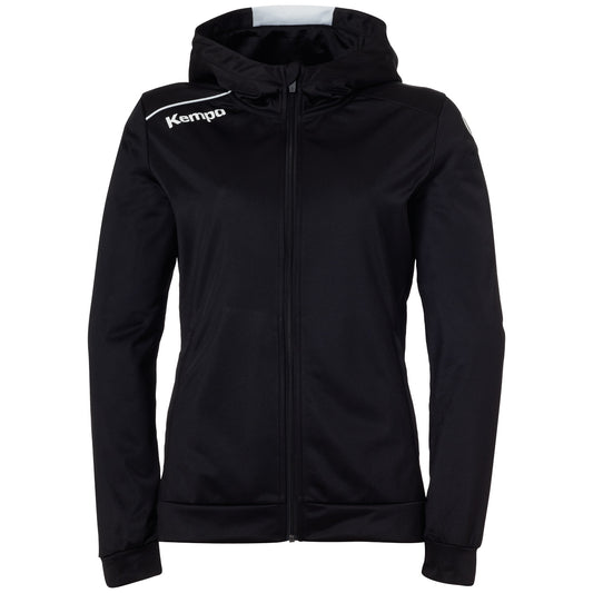 KEMPA Player Kapuzenjacke Damen Schwarz
