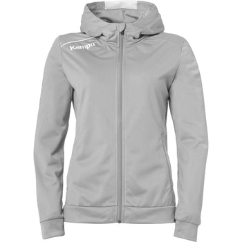 KEMPA Player Kapuzenjacke Damen Dunkelgrau