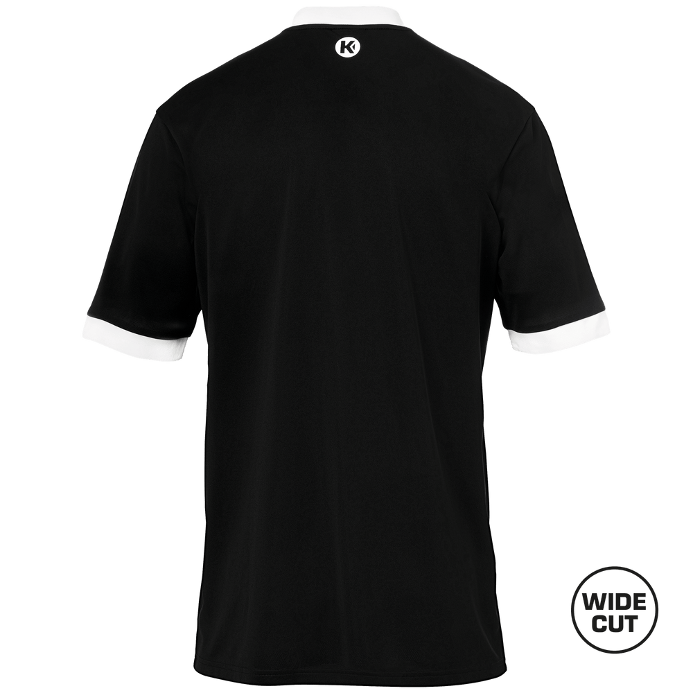 KEMPA Player Shooting Shirt Kind (schwarz/weiß)