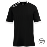 KEMPA Player Shooting Shirt Kind (schwarz/weiß)