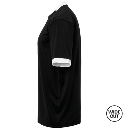 KEMPA Player Shooting Shirt Kind (schwarz/weiß)