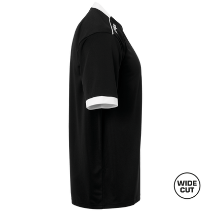 KEMPA Player Shooting Shirt Kind (schwarz/weiß)