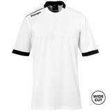 KEMPA Player Shooting Shirt Kind (weiß/schwarz)