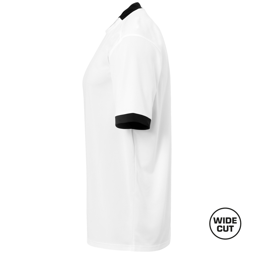 KEMPA Player Shooting Shirt Kind (weiß/schwarz)