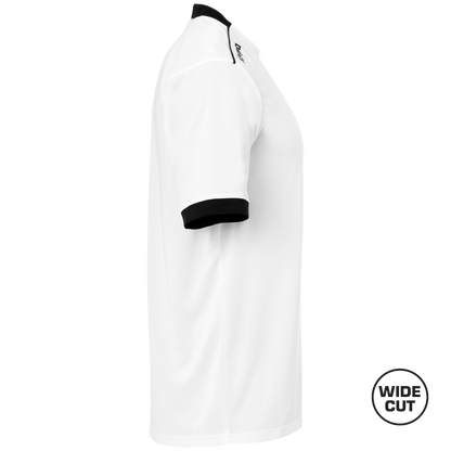 KEMPA Player Shooting Shirt Kind (weiß/schwarz)
