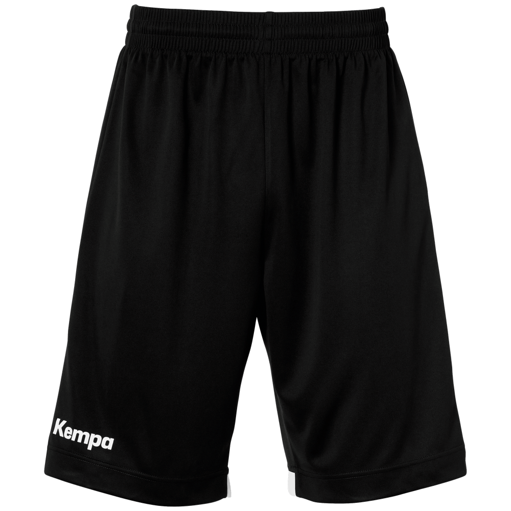 KEMPA Player Long Shorts Kind (schwarz/weiß)