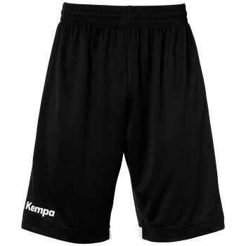KEMPA Player Long Shorts Kind (schwarz/weiß)