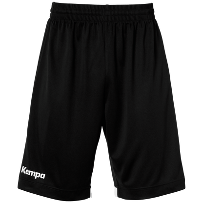 KEMPA Player Long Shorts Kind (schwarz/weiß)