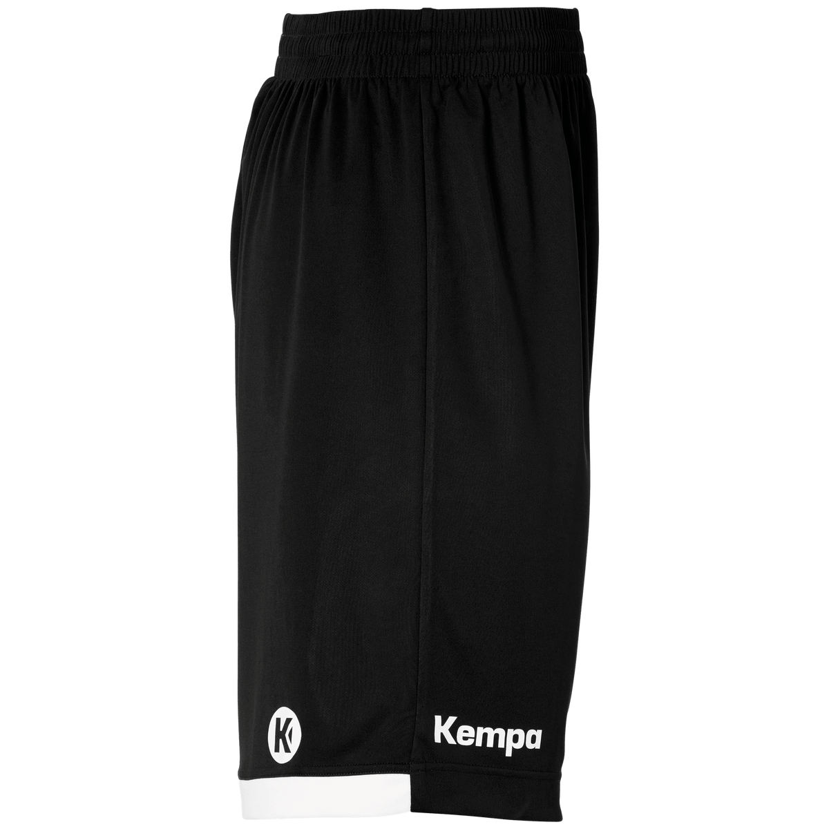 KEMPA Player Long Shorts Kind (schwarz/weiß)