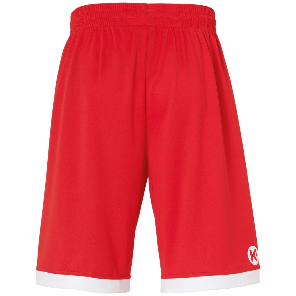 KEMPA Player Long Shorts Kind (rot/weiß)