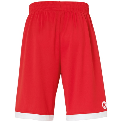 KEMPA Player Long Shorts Kind (rot/weiß)