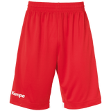 KEMPA Player Long Shorts Kind (rot/weiß)