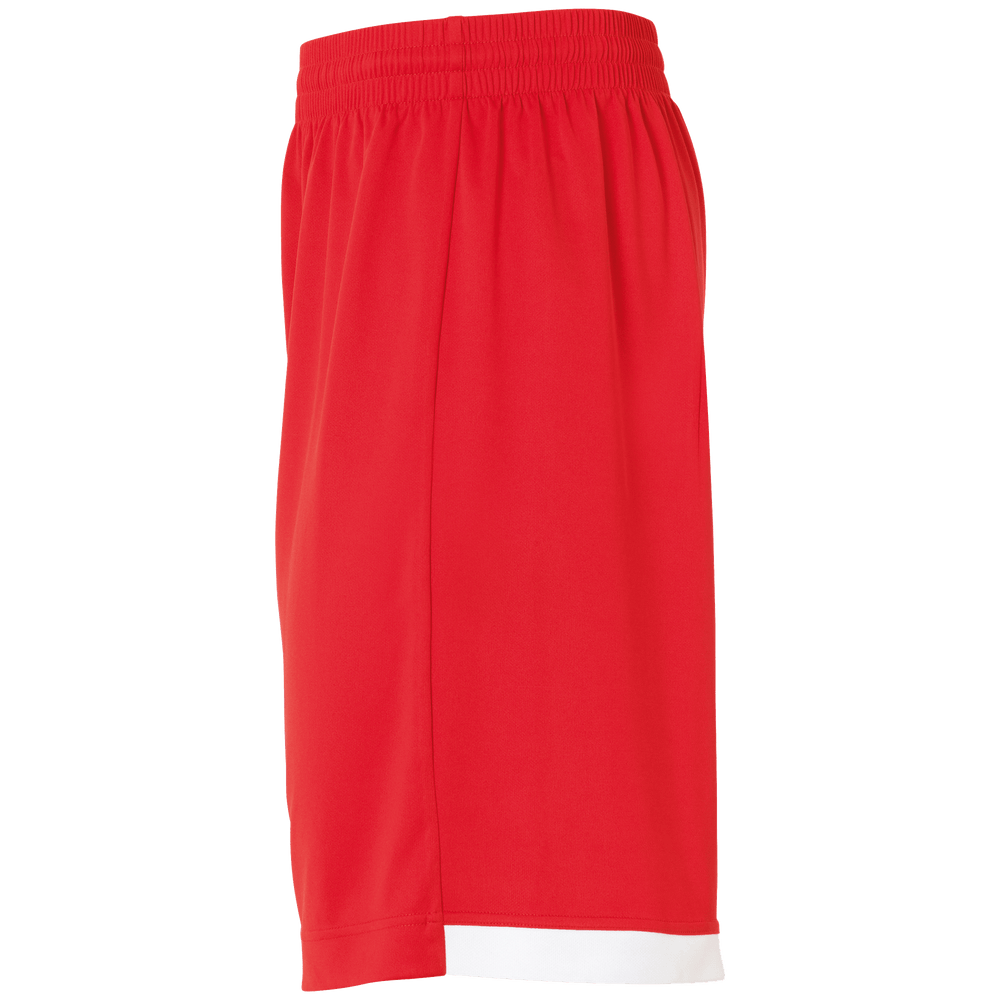 KEMPA Player Long Shorts Kind (rot/weiß)