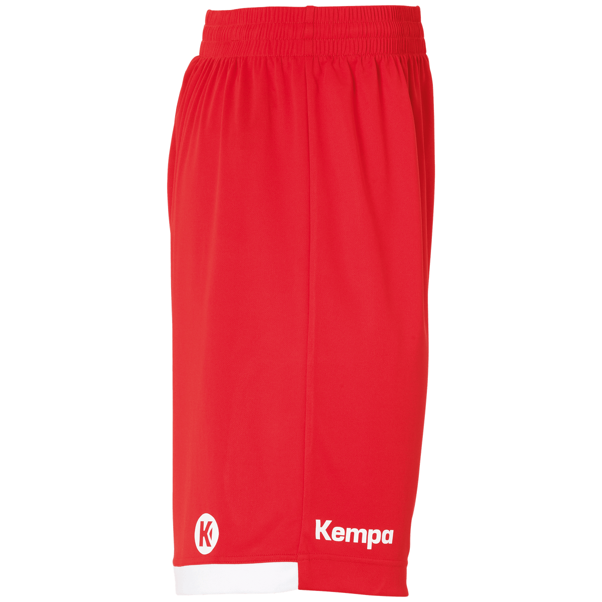 KEMPA Player Long Shorts Kind (rot/weiß)
