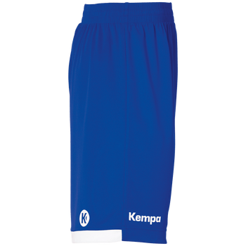 KEMPA Player Long Shorts Kind (royal/weiß)