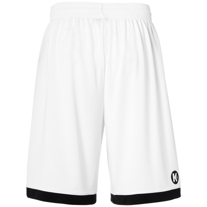 KEMPA Player Long Shorts Kind (weiß/schwarz)