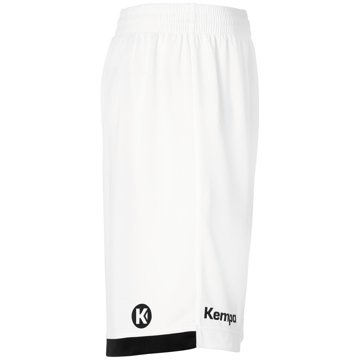 KEMPA Player Long Shorts Kind (weiß/schwarz)