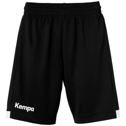 KEMPA Player Long Shorts Damen (schwarz/weiß)