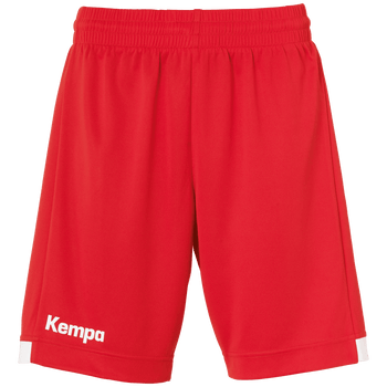 KEMPA Player Long Shorts Damen (rot/weiß)