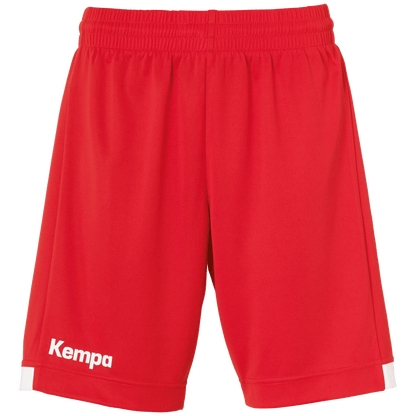 KEMPA Player Long Shorts Damen (rot/weiß)