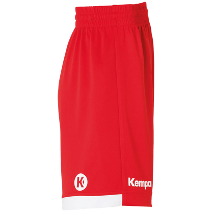 KEMPA Player Long Shorts Damen (rot/weiß)