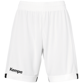 KEMPA Player Long Shorts Damen (weiß/schwarz)