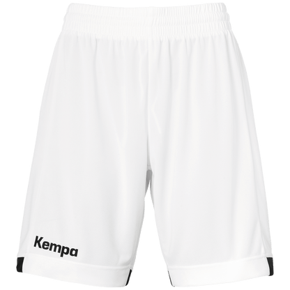 KEMPA Player Long Shorts Damen (weiß/schwarz)