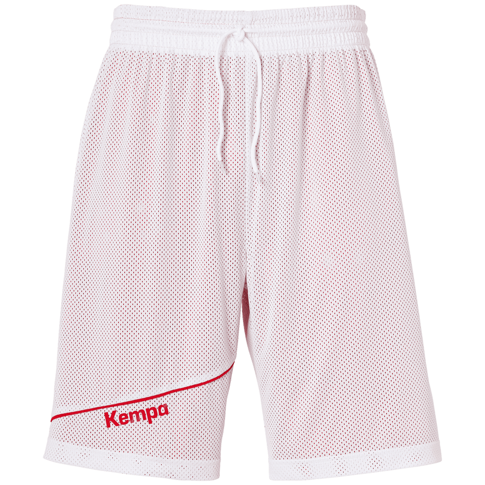 KEMPA Reversible Shorts Kind (rot/weiß)