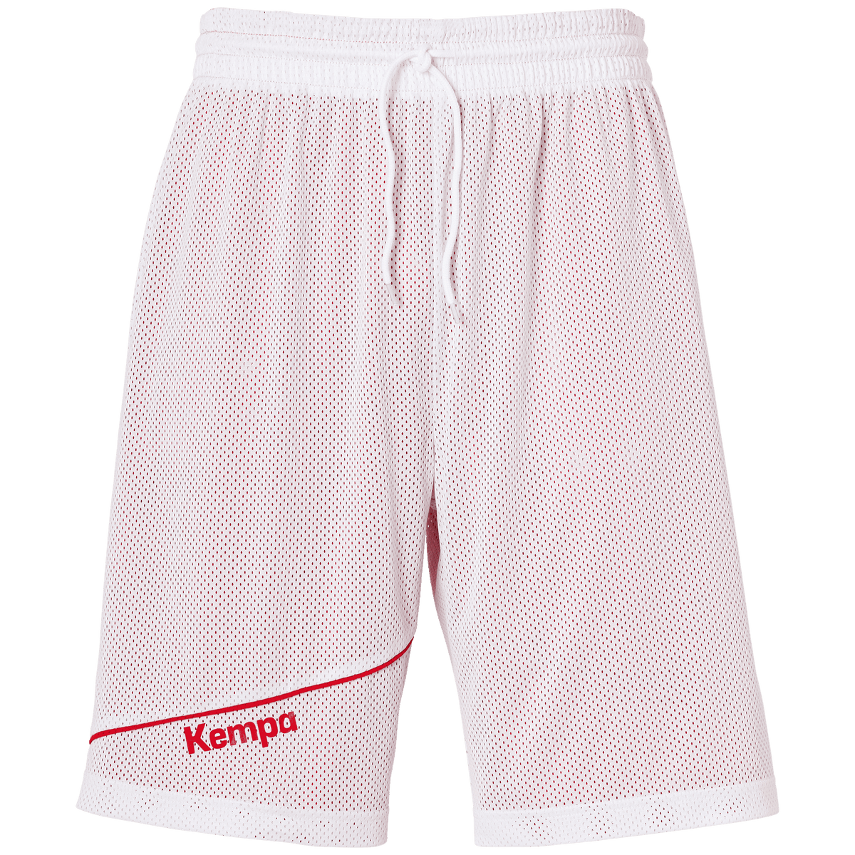 KEMPA Reversible Shorts Kind (rot/weiß)