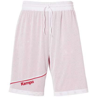 KEMPA Reversible Shorts Kind (rot/weiß)