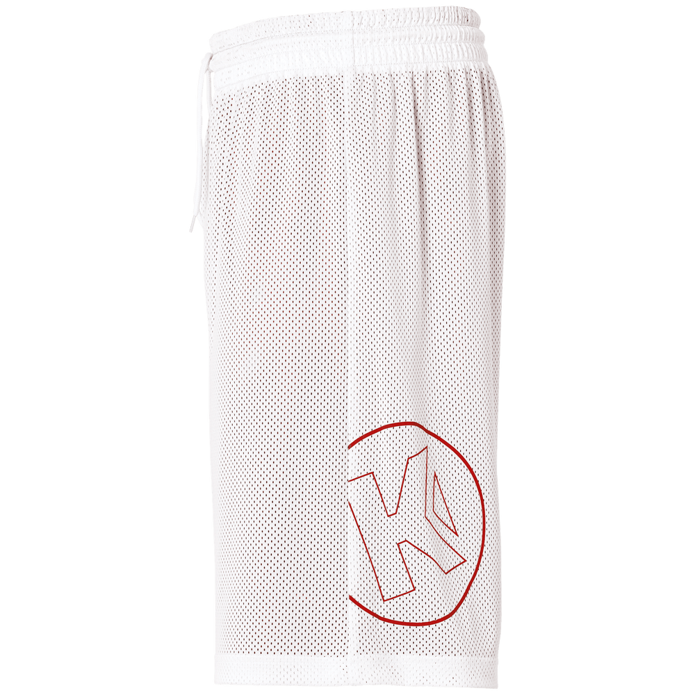 KEMPA Reversible Shorts Kind (rot/weiß)