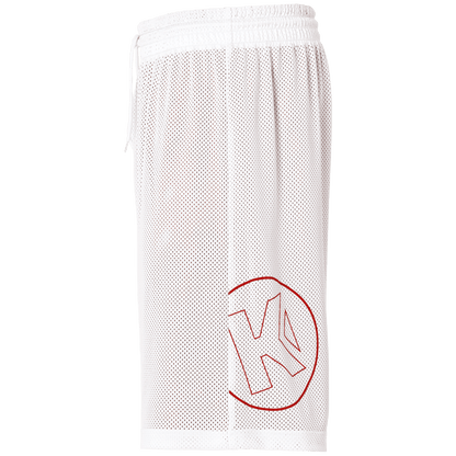 KEMPA Reversible Shorts Kind (rot/weiß)