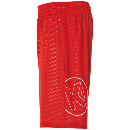 KEMPA Reversible Shorts Kind (rot/weiß)