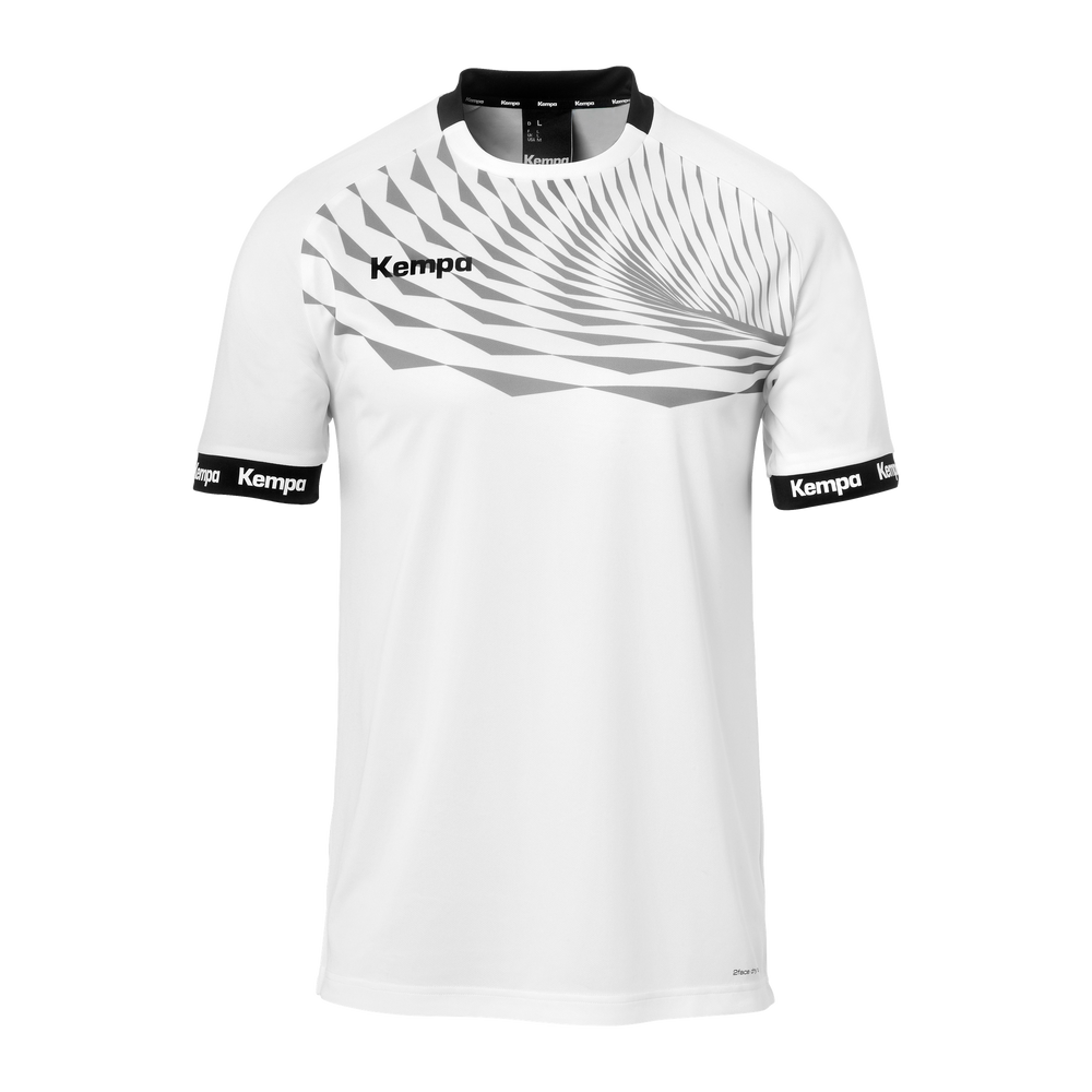 KEMPA Wave 26 Shirt Kind (weiß/grau)