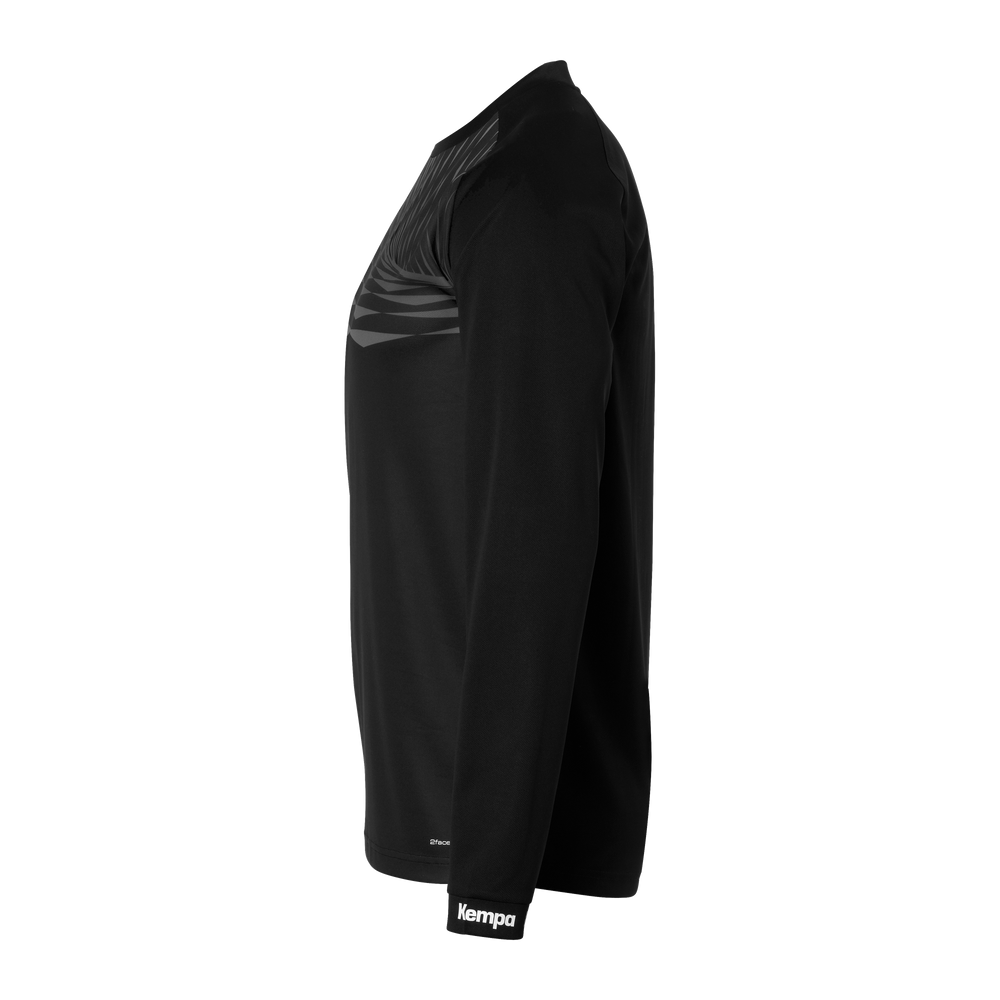 KEMPA Wave 26 Longsleeve (schwarz/anthra)