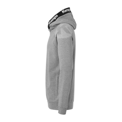 KEMPA Core 26 Hood Jacket Kind (dark grau melange)