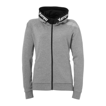 KEMPA Core 26 Hood Jacket Damen (dark grau melange)