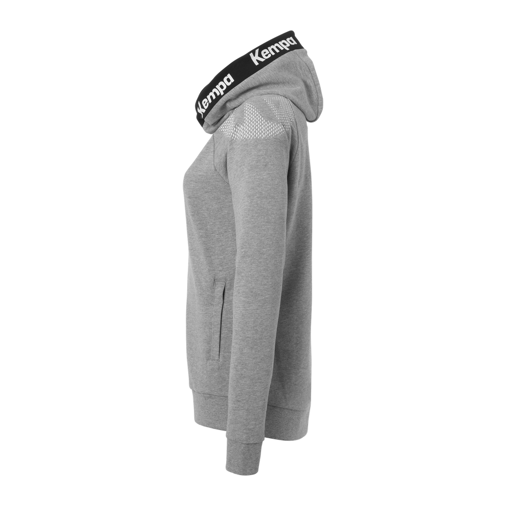 KEMPA Core 26 Hood Jacket Damen (dark grau melange)