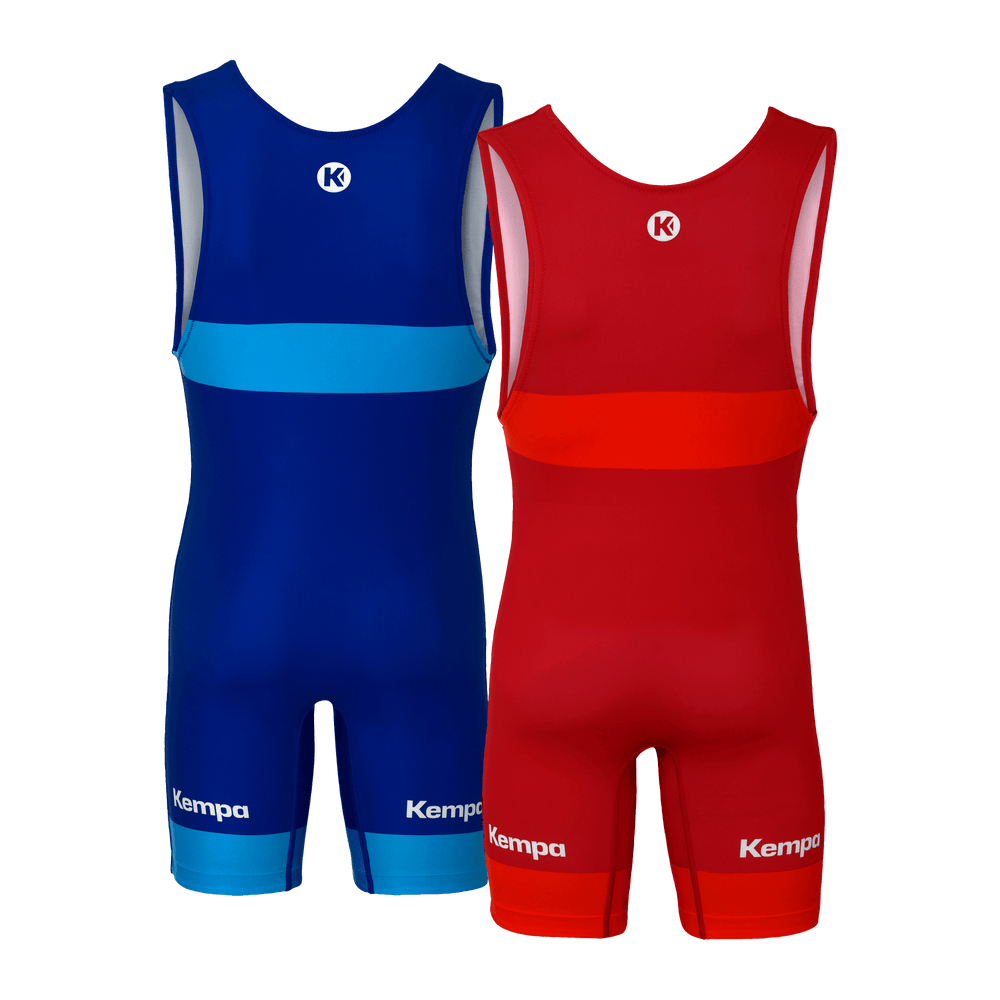KEMPA Wrestling Singlet 2-Set (royal/rot)