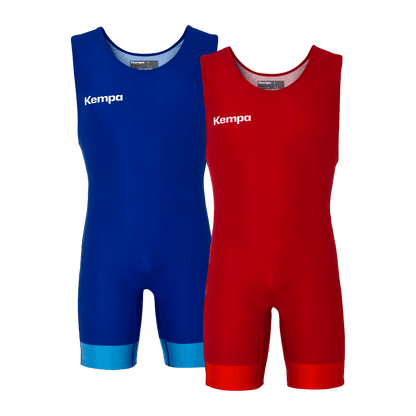 KEMPA Wrestling Singlet 2-Set (royal/rot)