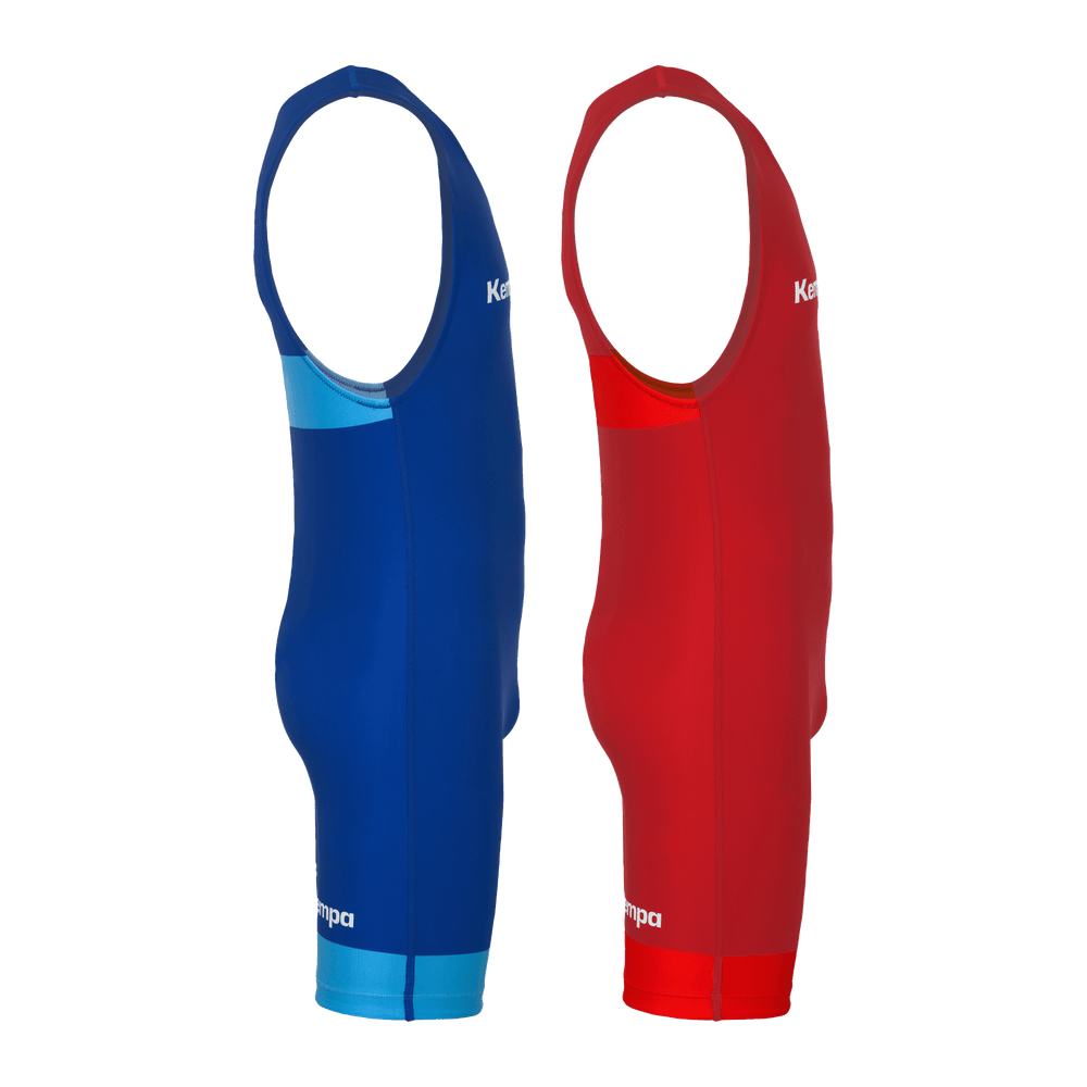 KEMPA Wrestling Singlet 2-Set (royal/rot)
